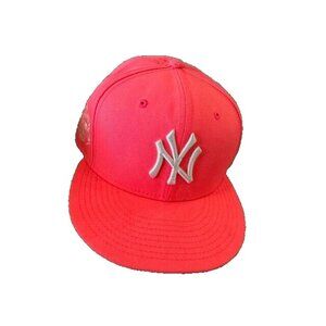 New York Yankees 2009 World Series Hat Era 59Fifty Fitted 7 3/8 Neon Pink Rare